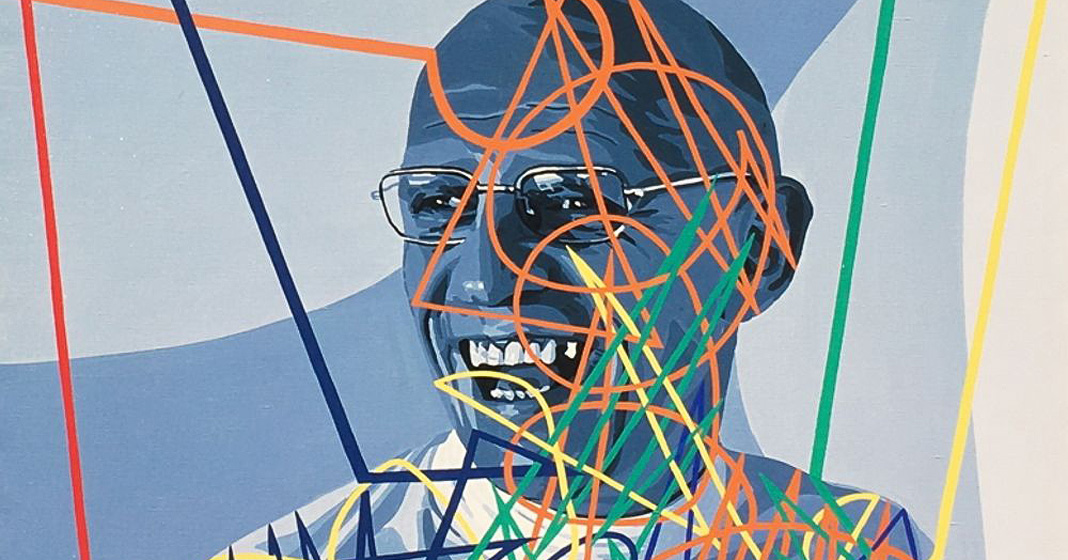 Gérard Fromanger, Portrait de Michel Foucault, 1976 (particolare)